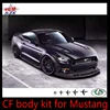 Front lip for Fords Mustang Fastback 2015-2016 carbon fiber material car body kit
