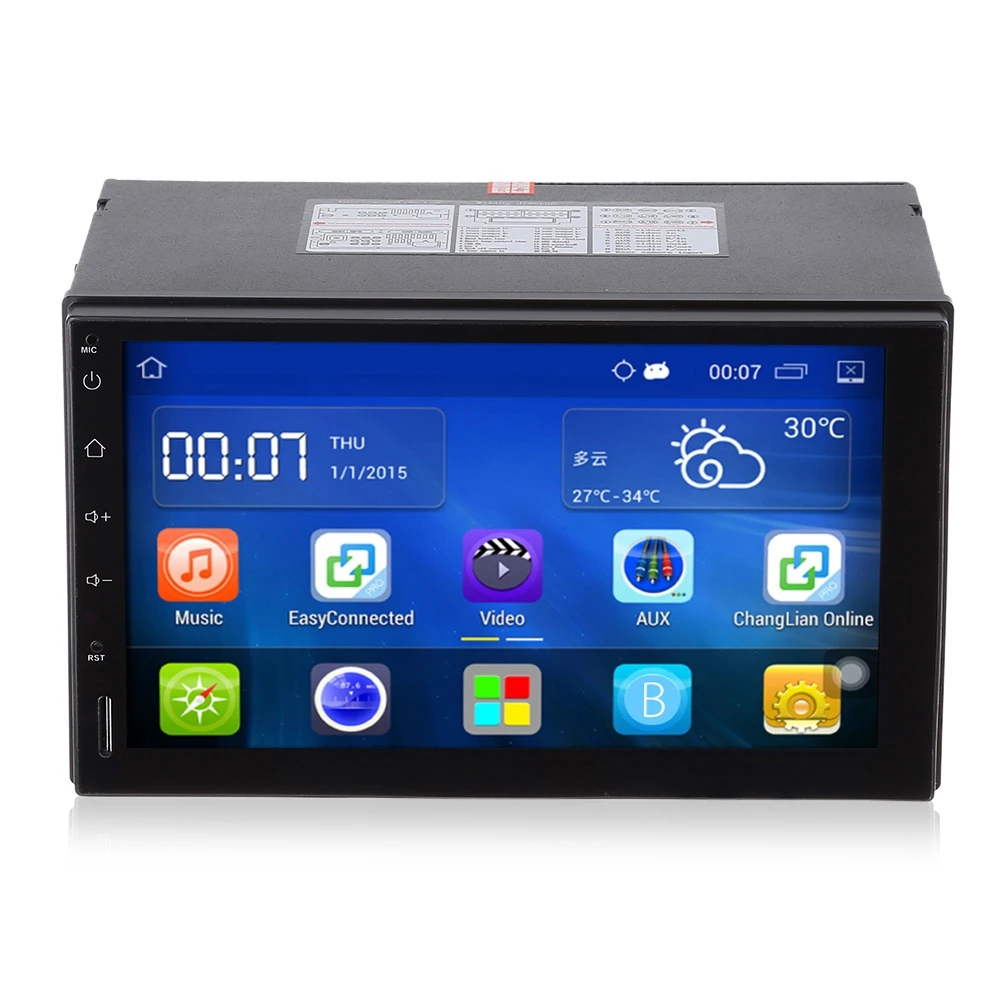 Clearance RM - CT0009 Android 5.1 2 din Car Multimedia Player 7 inch Capacitive Touch Screen 1024x600 Auto GPS Navigation FM Car Radio 11