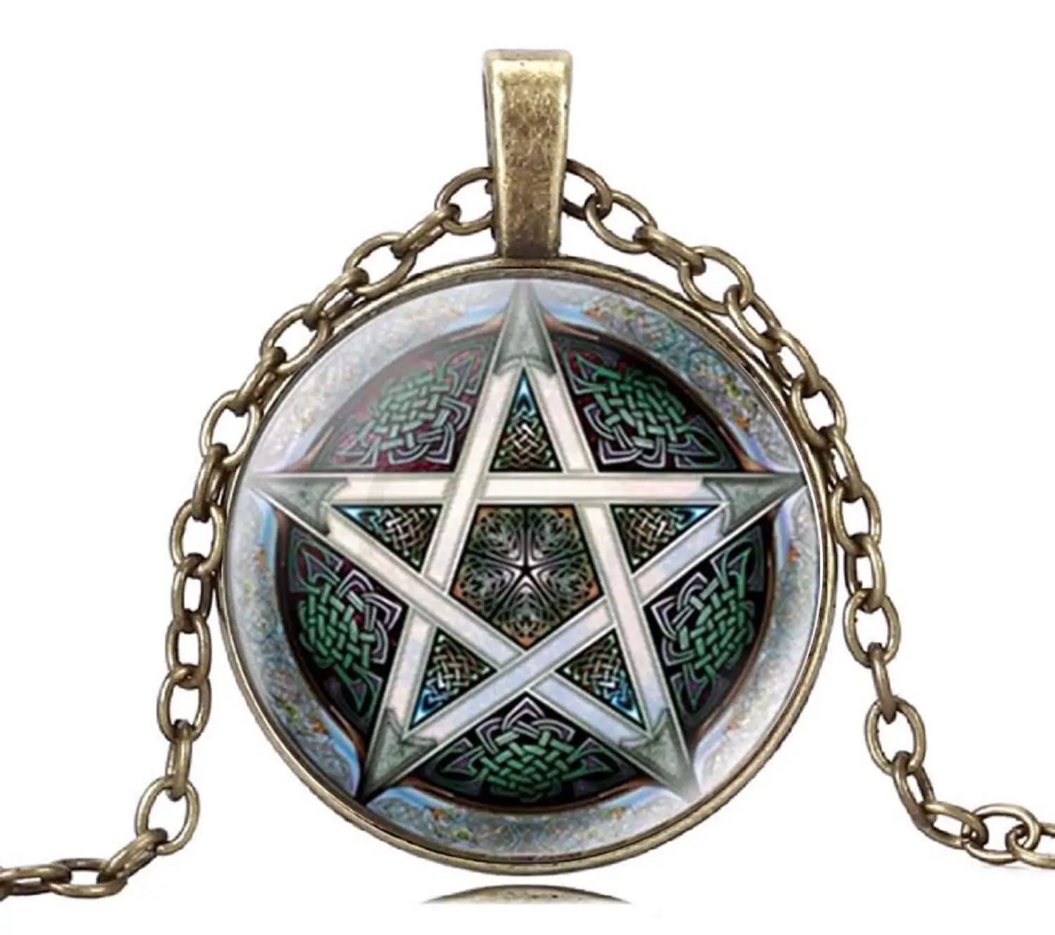 pentagram necklace with onyx stone meaning