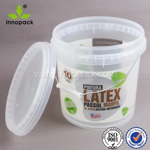 Clear Plastic Buckets With Lids Good Quality 5 Gallon Plastic Bucket
