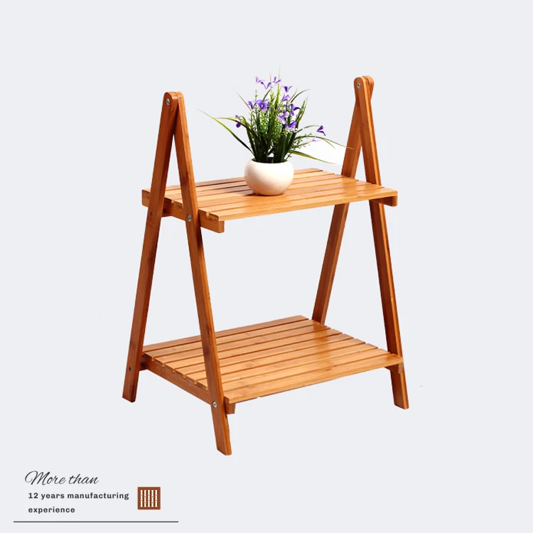 Simple Design Bamboo Outdoor Plant Rack Buy Outdoor Plant Rack,Garden