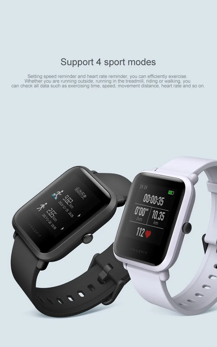 2019 Ultra-light 1.28 Inch Screen Xiaomi Amazfit Bip Youth Edition Pace