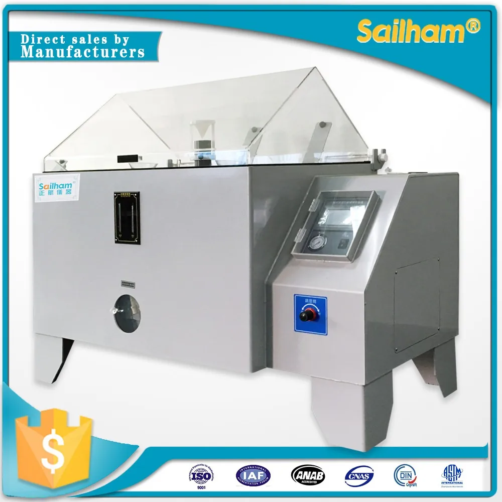 Programmable touch screen type salt fog resistance tester