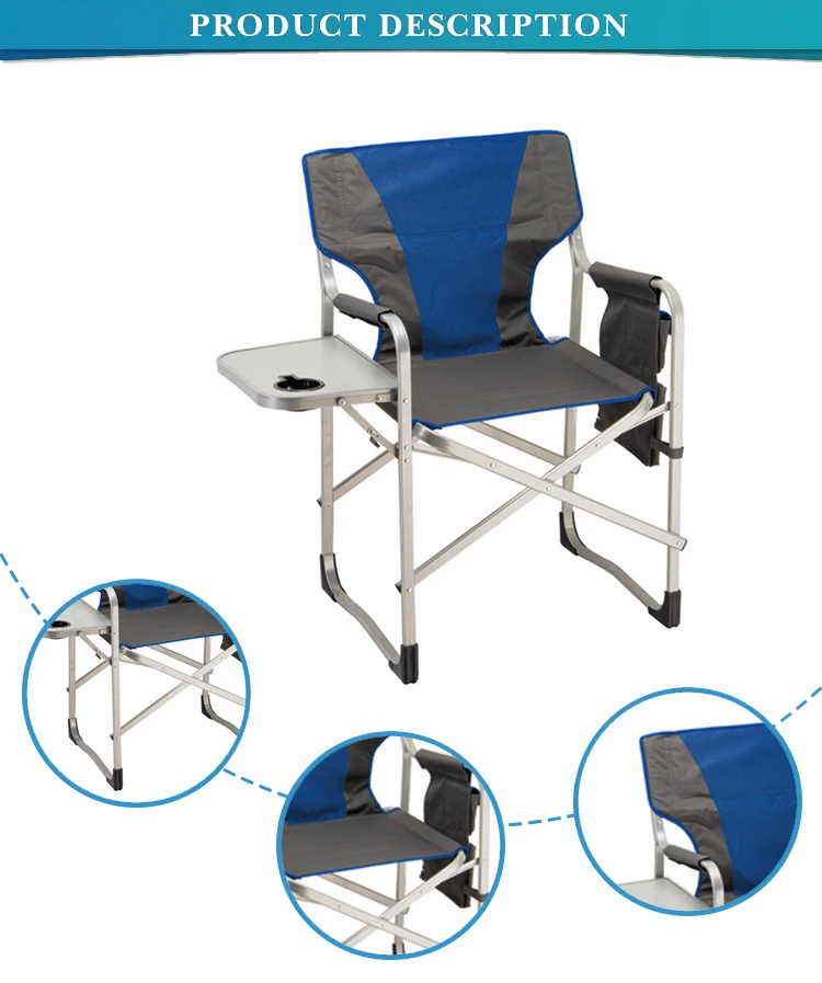 600d Pe Sandwich Blue Camp Lightweight Aluminum Folding Metal Frame