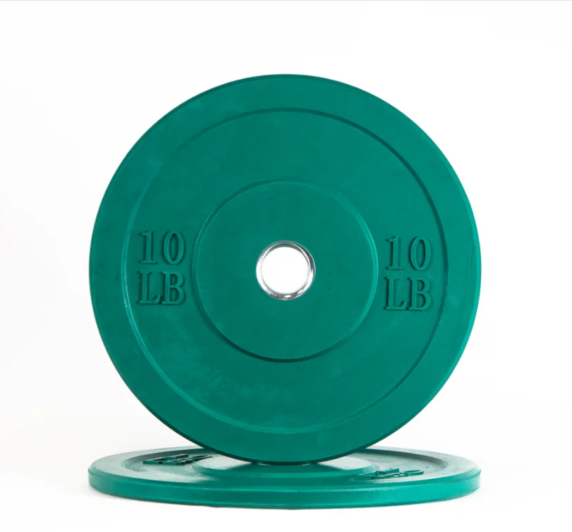 Bumper Weight Plates Wholesale Colored Rubber Screen Printing Polybag+ctn+wooden Case Body