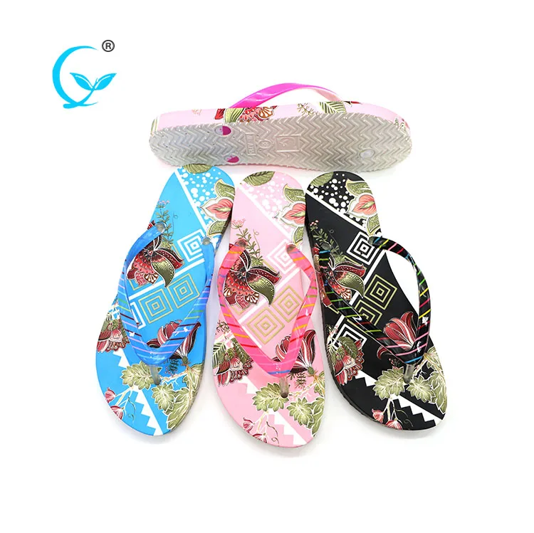 Lowest Price Womens Flip Flop Thailand Beach Slippers With Wedge - Buy ...