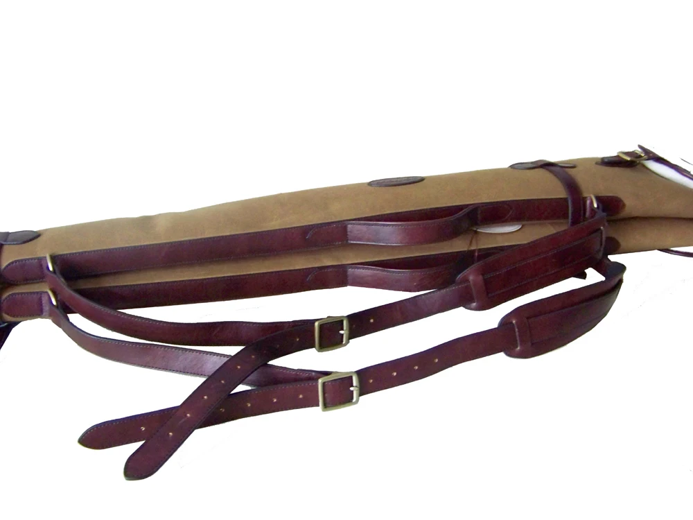 Tourbon Canvas And Leather Double Soft Gun Case Shot Gun Bag Buy Shot