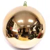 Custom 8cm glitter hinged orange Christmas baubles