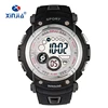 New Arrival Cheap Fashion XINJIA Brand Watch LED Flash Lamp 5ATM Water Resistant TPU Wrist Watch Mens Wrist Watch
