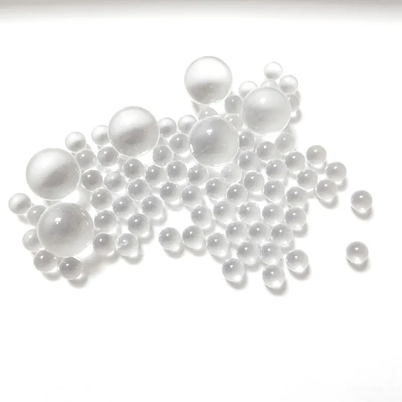 High Precision Solid Clear 1 Inch Glass Ball 20mm Glass Bead Media