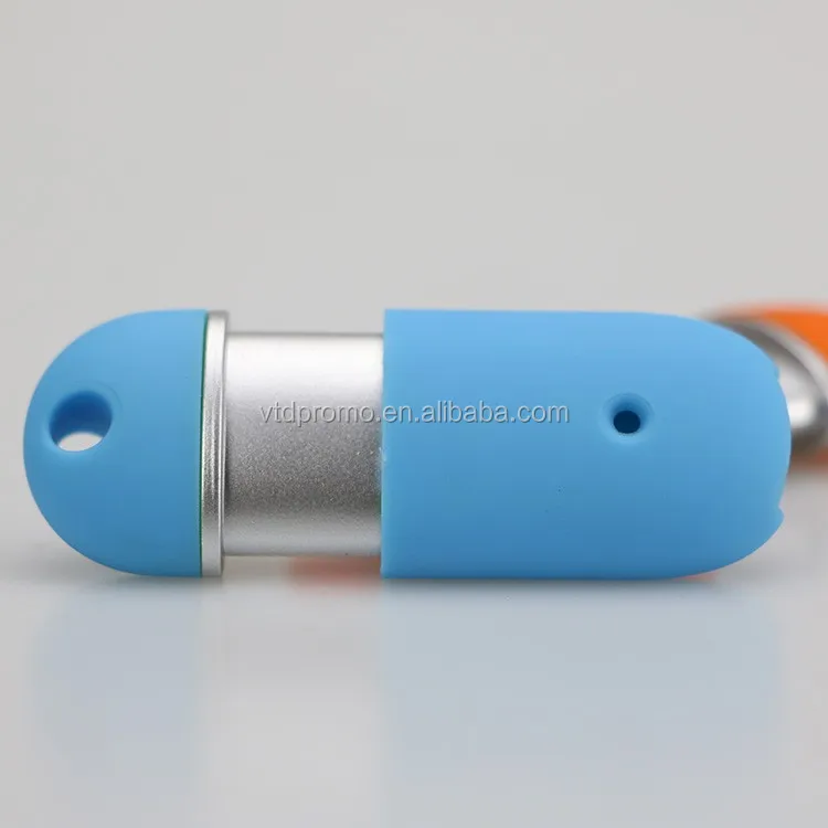 New push pill usb flash drive with rubber finishing - ANKUX.COM
