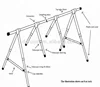 Factory Price Aluminum Boat Cover Stand/Boat Frame/Tarpaulin Rack