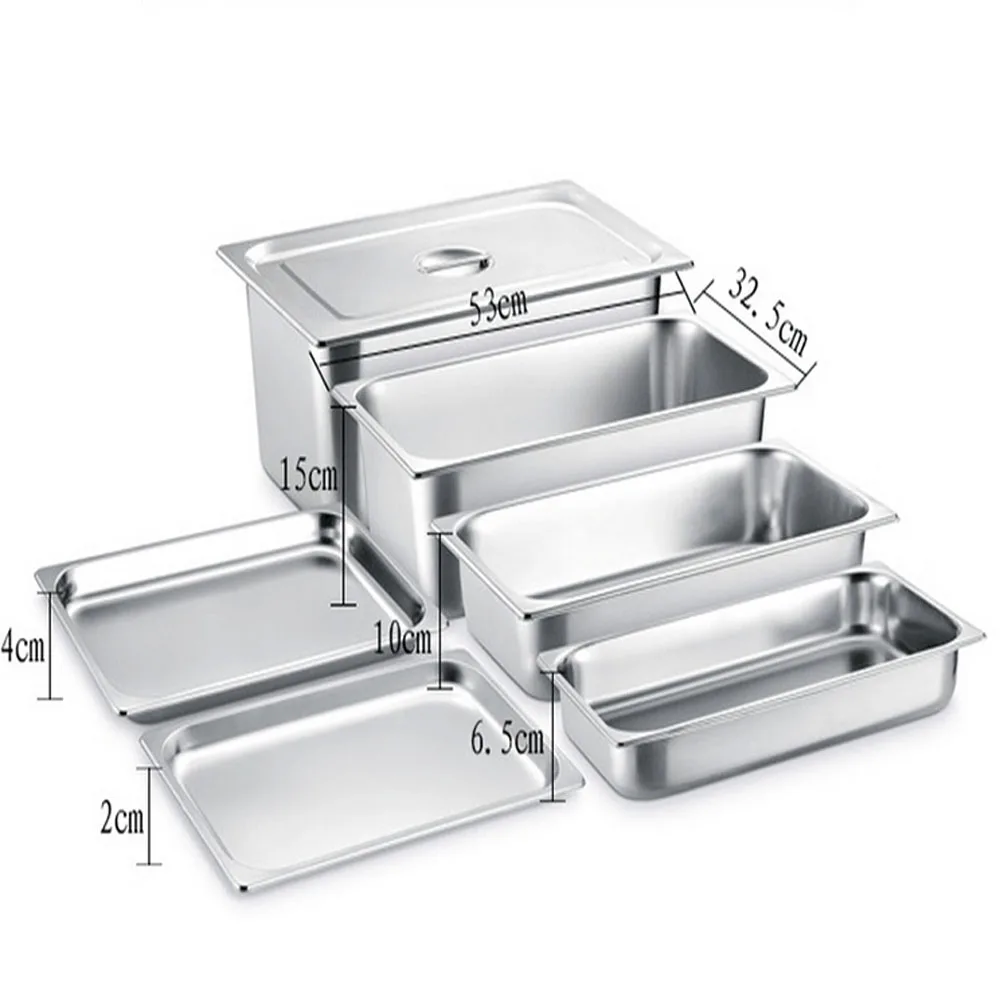 Stainless Steel Food Container Gastronome Pans Full Size Gn Pan - Buy ...