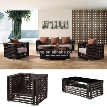 Modern Design Combine Sofa For Indoor Wicker Material Living Room Modern Design Combine Sofa For Indoor