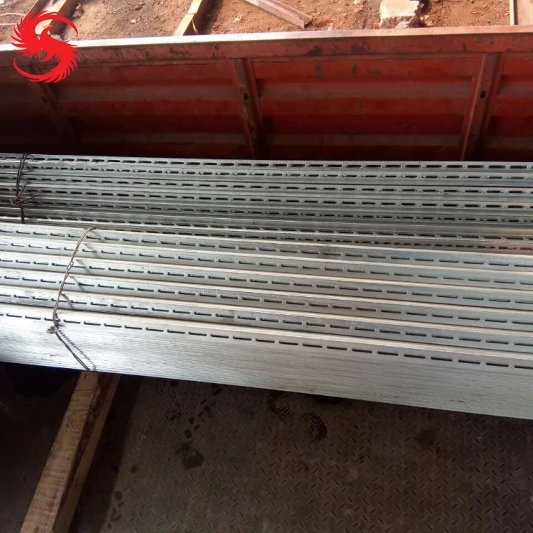 Q235 A36 S235JR Slotted Iron Bar 50x50x5 galvanized equal angle steel
