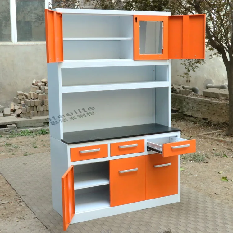 Factory Sale Kitchen Cupboard Metal Free Used Kitchen Cabinets