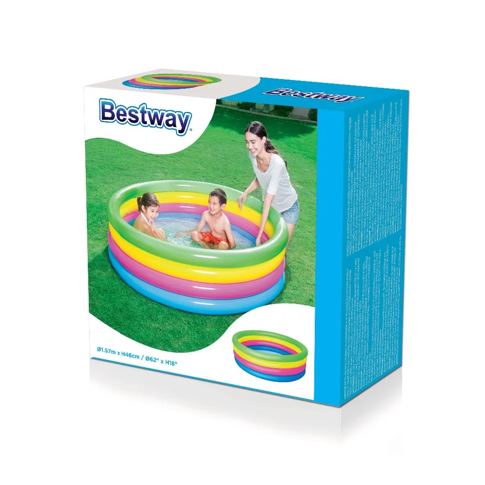 kids rainbow pool