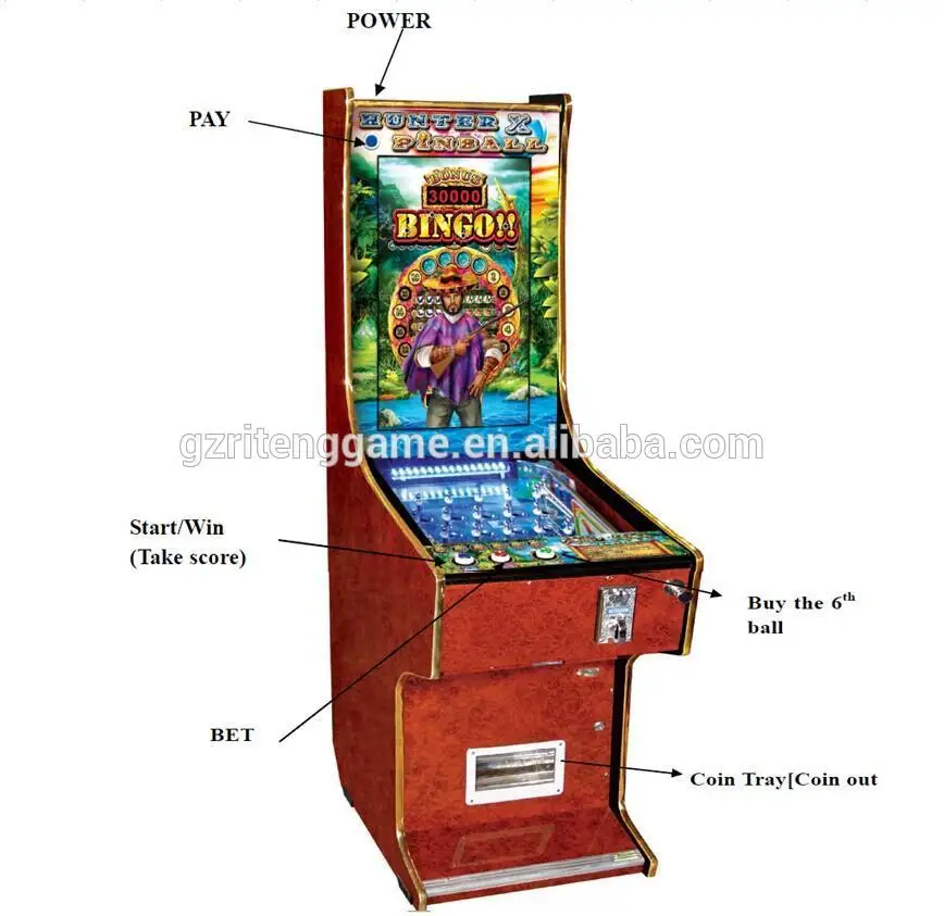 Bingo Hunter Electronic Arcade 567 Balls Pinball Machine Buy 567 bingo-hunter-electronic-arcade-567-balls-pinball-machine-buy-567