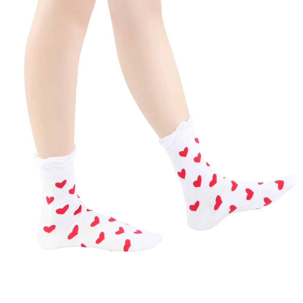 Wooden Ear Cotton Socks New Japanese And Korean College Cartoon Tube Young Girl Socks