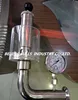 Quick Install Sanitary Stainless Steel Exhaust Air Release Valve With Glass