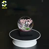 360 degree electric turntable display stand rotating with mirror for jewelry rotating display