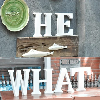 home shop decoration large decorative wooden letters 3d letter