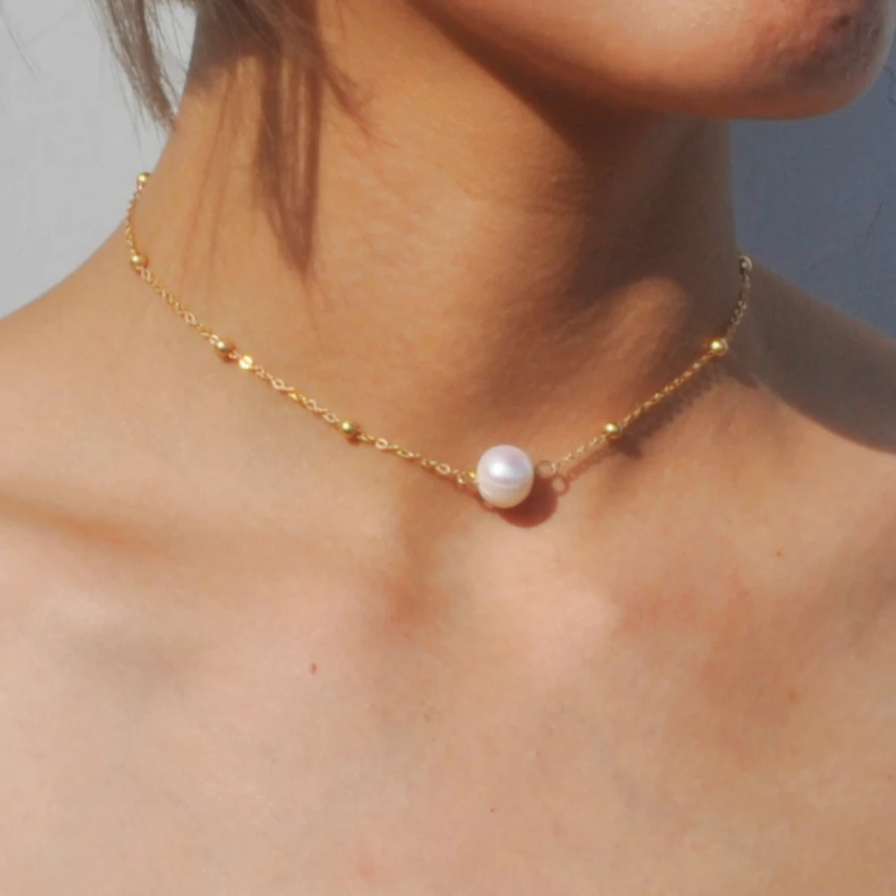 genuine pearl necklace