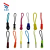 Wholesale custom designer heart pvc silicone rubber zipper pulls cord puller for bag
