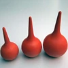 Made in China Red Color Nature Rubber Aspirator Bulb Laboratory