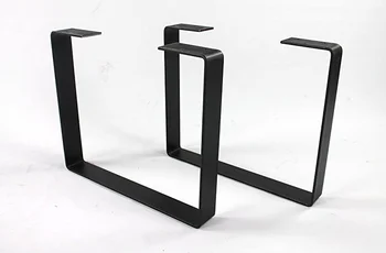 factory wholesale price powder coated iron square metal table legs for office desk - Furniture Legs Square factory wholesale price powder coated iron square metal table legs for office desk - Furniture Legs Square