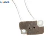 Square G5.3 GU5.3 Holder Light Socket CE Halogen MR11 MR16 Socket Ceramic spotlight lamp holder with 10cm Silicon Wire