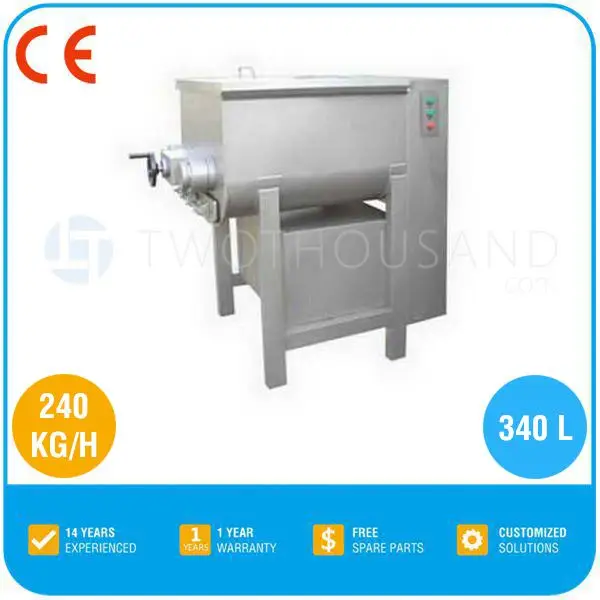 2014 - Meat Mixer Grinder - 240 KG per Hour , 340 L, 4.4 KW, 304 SS, CE Approved, TT-S502