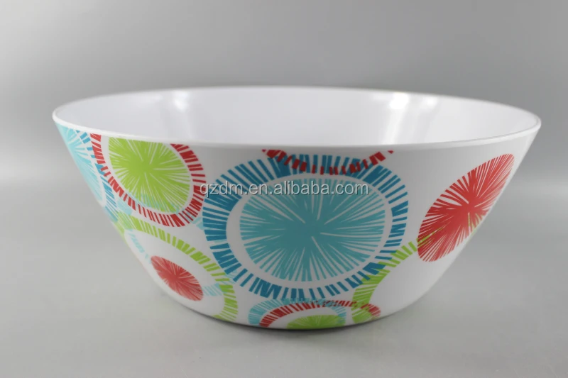 11 inch Melamine Big Bowl Plastic mixing Bowl Custom-made Logo