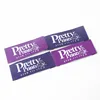 Clothing Jacquard Tags Maker Custom Logo High Density Heat Seal Edges Woven Damask Labels for Child