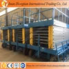 AC DC power outdoor used lifting tools mobile trailer scissor lift platform