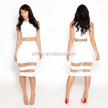 Lady Fashion Bodycon Mesh Hollow Out Club Y White Dresses Gilr S Lady Fashion Bodycon Mesh Hollow Out Club Y White Dresses Gilr S Birthday Party Dress Women Slim