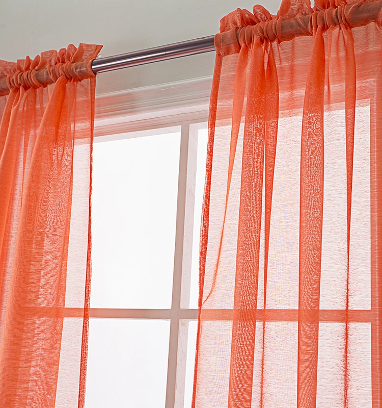 2019 Nice Cheap Transparent Voile Curtain Rod Pocket Living Room Tulle Sheer Curtain Buy Rod 