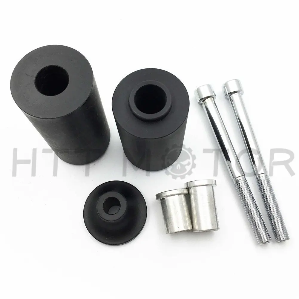 i5 No-Cut Chrome Frame Sliders for Kawasaki Ninja ZX6 ZX6R ZX6RR 2005-2006.