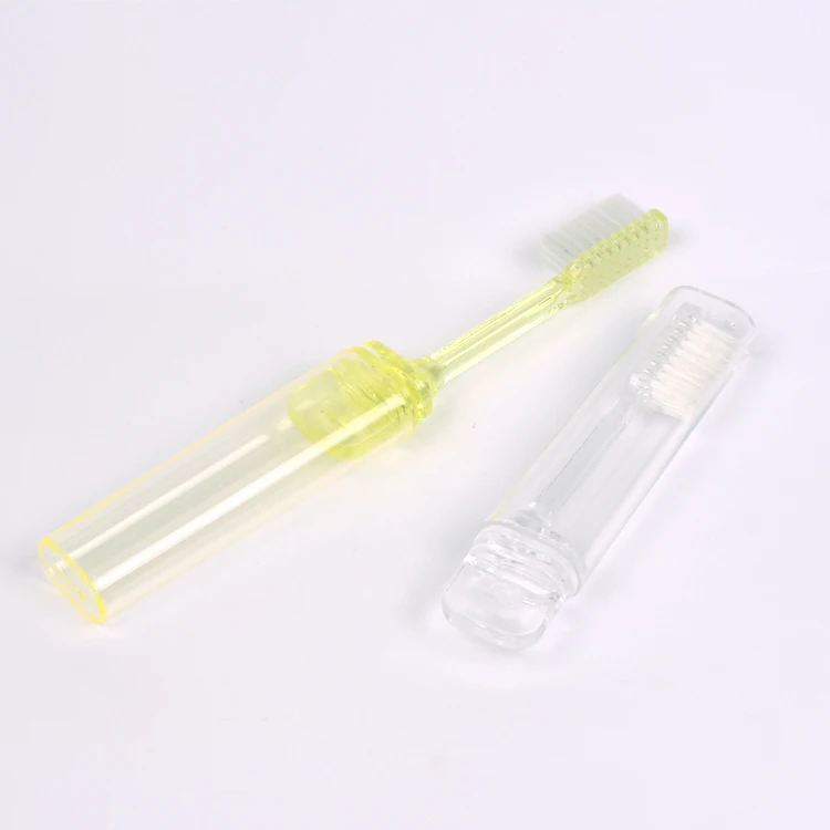 OEMPROMO Mini Folding disposable Travel Toothbrush