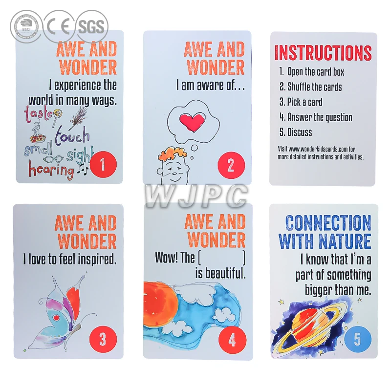 Wjpcwholesale Flash Cards Printing Children Flash Card Booklet Buy