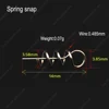 Eupheng Strong Quality Spring Snap For Soft Lure Worm Snap