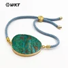 WT-B414 Wholesale Fashion Design Making for women Jewelry ,Special Custom with 24 gold plated shell Bracelet
