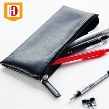 soft leather pencil case