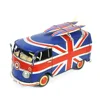 1967 Handmade Metal Crafts British UK London Vintage Scale 1:18 Bus Model Toy Classic Retro Home Office Decor