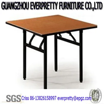 Wooden Square Folding Tables Dining Table Wood Restaurant