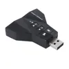 New USB 2.0 3D Audio Sound Card Adapter Double 7.1 Channel Mic/Speaker