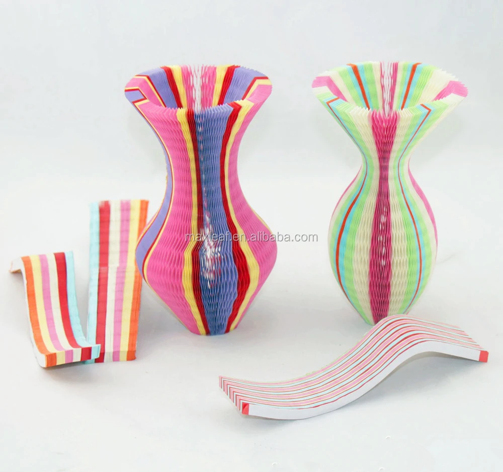 Assorted Colors Foldable Paper Vase Hat Buy Paper Vase Hat,Foldable