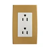 Pure pc panel Material tomacorriente doble socket