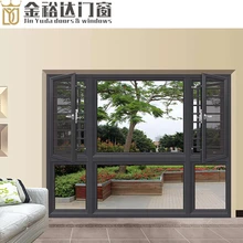 China f&aacute;brica de janelas e portas de alum&iacute;nio com vidros duplos janelas de batente 10 marca melhor qualidade superior um ano de garantia