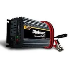SCU71496 Charge Xpress Power Inverter, DieHard, 850 Peak Watts, 425 Continuous Watts, 2 AC Outlets, HD Battery Clamps
